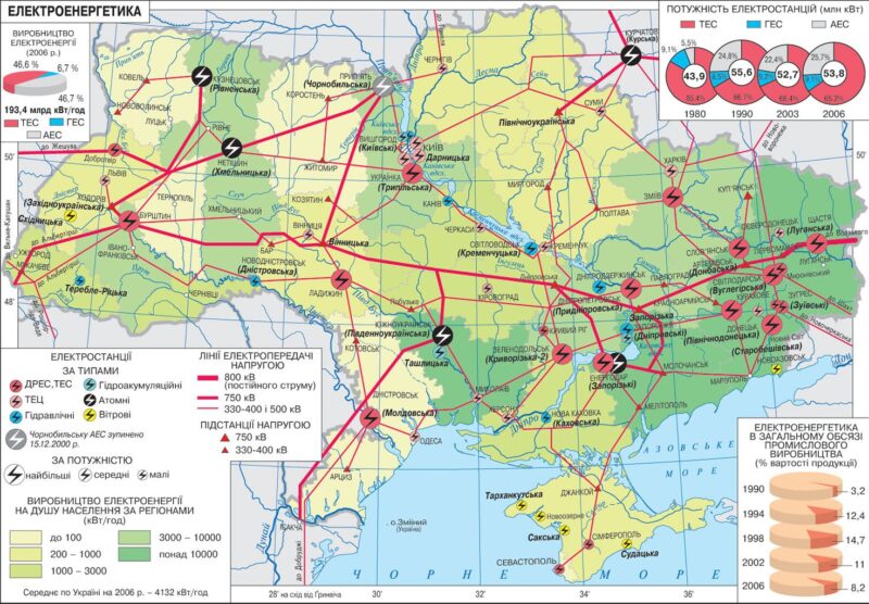 Карта енергетики України: чому світло розподіляється нерівномірно