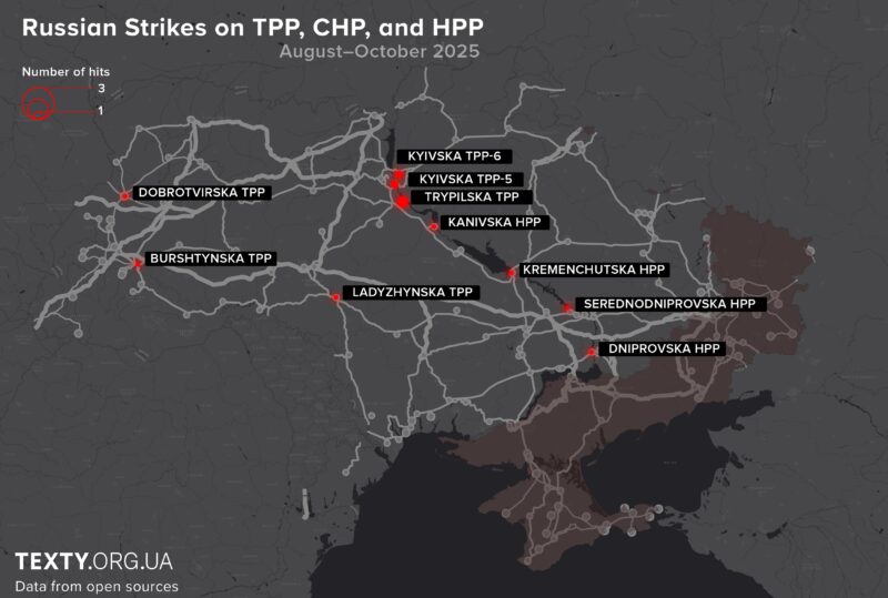 Карта енергетики України: Генерація